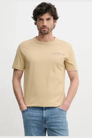 GANT T-shirt bawełniany męski kolor z nadrukiem 2044017