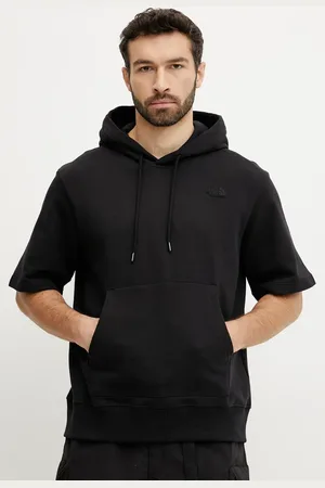 The North Face Bluza bawełniana Relaxed męska kolor z kapturem gładka NF0A8BW1JK31