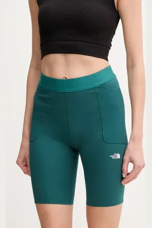 The North Face Szorty sportowe Refina damskie kolor gładkie high waist NF0A8EF76GI1