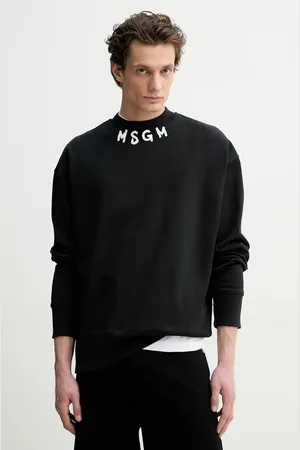 Msgm Bluza bawełniana męska kolor z nadrukiem 3840MM103.257000