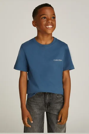 Calvin Klein T-shirt bawełniany dziecięcy 2-pack kolor gładki IB0IB02363
