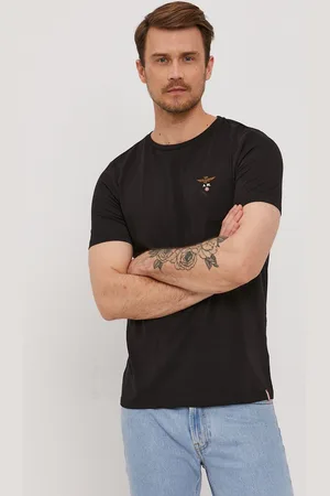 Aeronautica Militare T-shirt lounge męski kolor gładki AM1UTI001