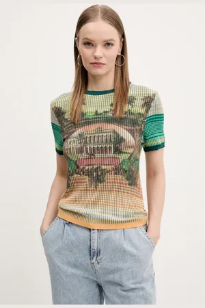 Desigual T-shirt AFRICA damski kolor 25SWTKA5