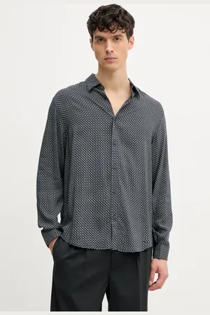 Armani Exchange Koszula męska kolor regular z kołnierzykiem klasycznym XM000668 AF10253