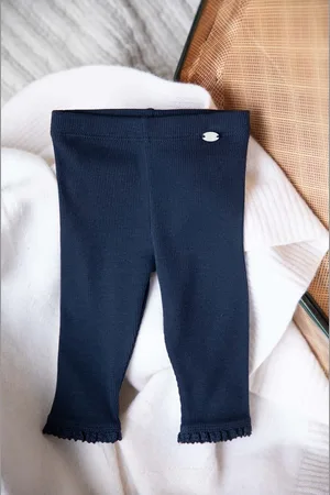Tartine Et Chocolat Legginsy bawełniane dziecięce kolor gładkie TZ24001
