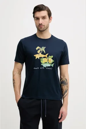 Paul & Shark T-shirt męski kolor z nadrukiem 25411067