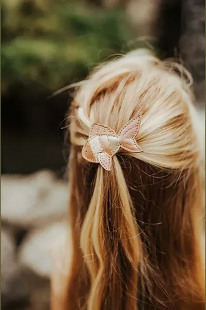 Donsje Spinka do włosów dziecięca Gurt Hairclip Gold Fish 6024113