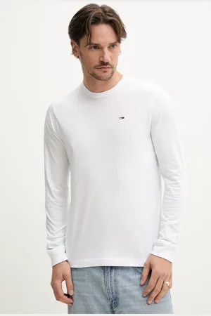 Tommy Hilfiger Longsleeve bawełniany 2-pack kolor gładki DM0DM20731