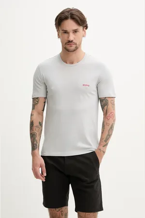 HUGO BOSS T-shirt bawełniany 3-pack kolor multicolor z nadrukiem 50532811