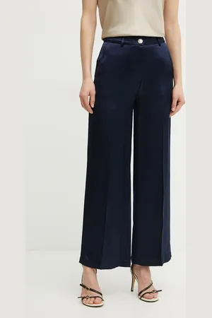 Guess Spodnie FANNIE damskie kolor szerokie high waist 5RGB05 7248A