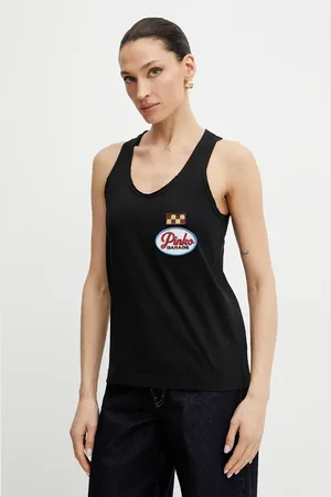 Pinko Top bawełniany kolor 105269 A2ME