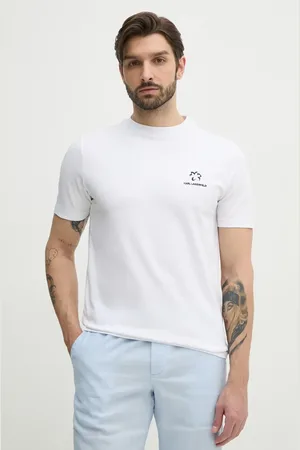 Karl Lagerfeld T-shirt męski kolor z nadrukiem 552235.755043