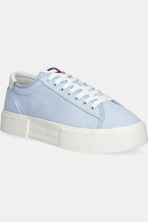 Tommy Hilfiger Sneakersy FLATFORM CANVAS SNEAKER damskie kolor EN0EN02792