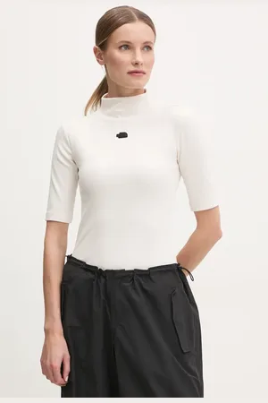 The North Face T-shirt damski kolor z półgolfem NF0A89C3QLI1
