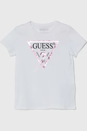 Guess T-shirt bawełniany dziecięcy kolor J73I56 K8HM0