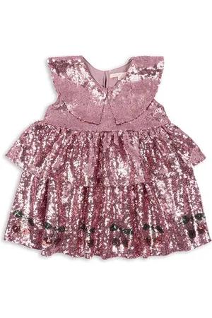 Konges Sløjd Sukienka dziecięca STARLA SEQUIN DRESS kolor mini rozkloszowana KS101689