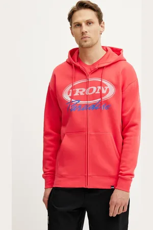 Under Armour Bluza dresowa Project Rock kolor z kapturem z nadrukiem 1389914
