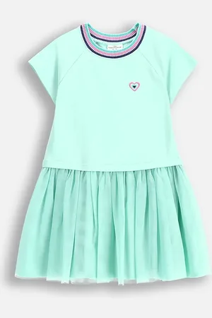 COCCODRILLO Sukienka dziecięca kolor mini rozkloszowana COSMIC GIRL KIDS