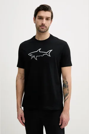 Paul & Shark T-shirt bawełniany męski kolor z nadrukiem 25411078