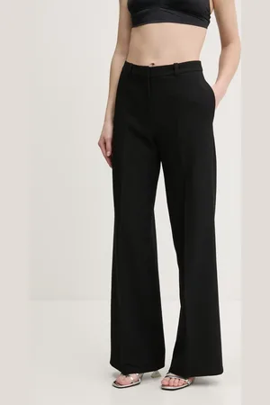 HUGO BOSS Spodnie damskie kolor szerokie high waist 50540242