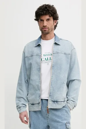 Pepe Jeans Kurtka jeansowa EMMETT FADEOUT kolor przejściowa PM403101