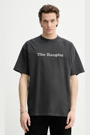 The Kooples T-shirt bawełniany męski kolor z aplikacją HTSC30020K