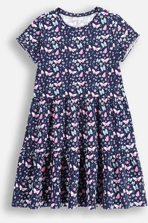 COCCODRILLO Sukienka dziecięca kolor mini rozkloszowana EVERYDAY GIRL