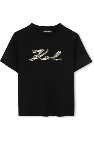 Karl Lagerfeld T-shirt bawełniany dziecięcy kolor Z30485