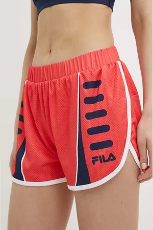 Fila Szorty do biegania Ruffec kolor wzorzyste medium waist FAW0718