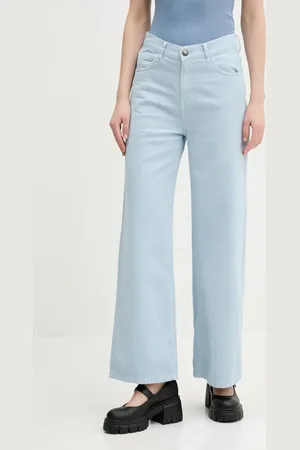 Kaotiko Jeansy damskie high waist AQ025-02-K002