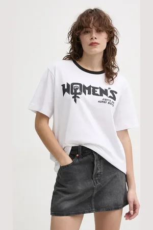 Munthe T-shirt bawełniany FILISHA damski kolor 251111525166
