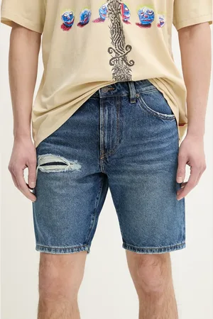 Diesel Szorty jeansowe D-FIN SHORTS męskie kolor A14621.0GRDY