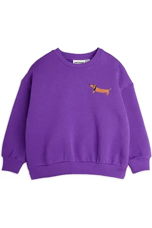 Mini Rodini Bluza bawełniana dziecięca Dog kolor gładka 2472013445