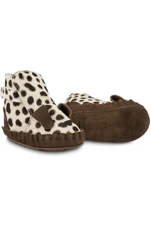 Donsje Buty skórzane niemowlęce Kapi Exclusive Booties Dalmatian kolor 1028120