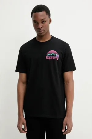 Superdry T-shirt bawełniany męski kolor z nadrukiem M1012175A-02A