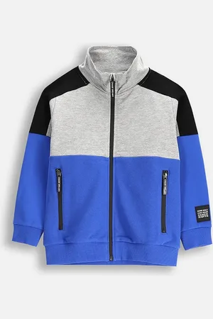 COCCODRILLO Bluza bawełniana dziecięca kolor gładka MONOCHROME BOY KIDS