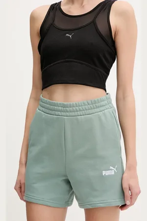 PUMA Szorty damskie kolor gładkie high waist 682441