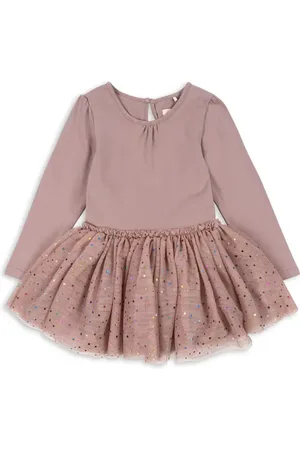 Konges Sløjd Sukienka dziecięca FAIRY BALLERINA DRESS GRS kolor mini rozkloszowana KS101967