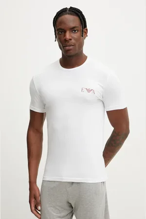 Emporio Armani T-shirt lounge 2-pack kolor z nadrukiem EM001849 AF10778