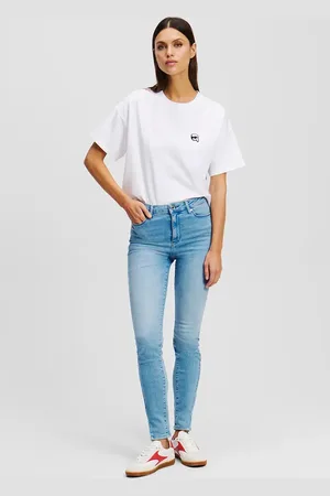Karl Lagerfeld Jeansy damskie kolor A2W10143