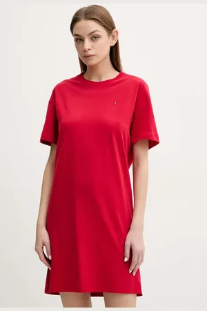 Tommy Hilfiger Koszula nocna bawełniana damska kolor bawełniana UW0UW05767