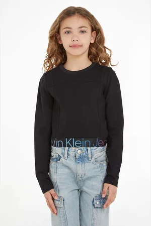 Calvin Klein Longsleeve dziecięcy kolor