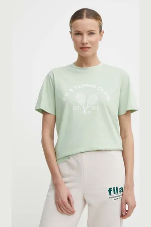 Fila T-shirt bawełniany Luanda damski kolor FAW0771