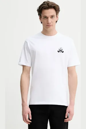The Kooples T-shirt bawełniany męski kolor z aplikacją HTSC30029K