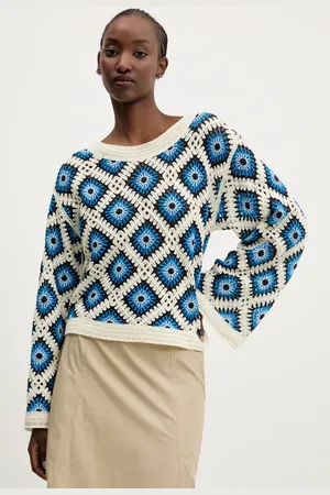 Desigual Sweter DEMIS damski kolor lekki 25SWJF25