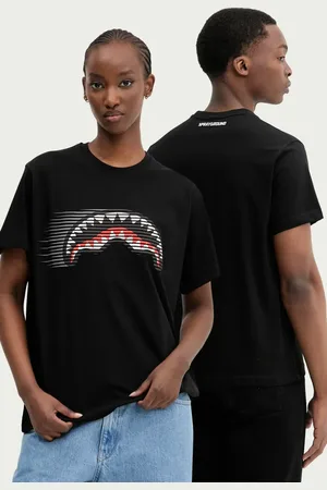 Sprayground T-shirt bawełniany kolor z nadrukiem SP721BLK