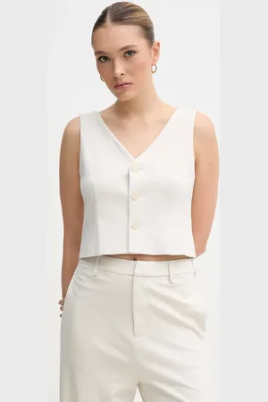 Calvin Klein Kamizelka kolor jednorzędowa J20J225321