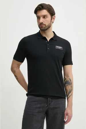 Karl Lagerfeld Polo męski kolor gładki 552221.745019