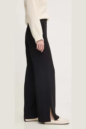 LIVIANA CONTI Spodnie damskie kolor szerokie high waist F4WS46