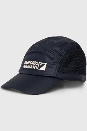 Emporio Armani Czapka z daszkiem dziecięca kolor z aplikacją